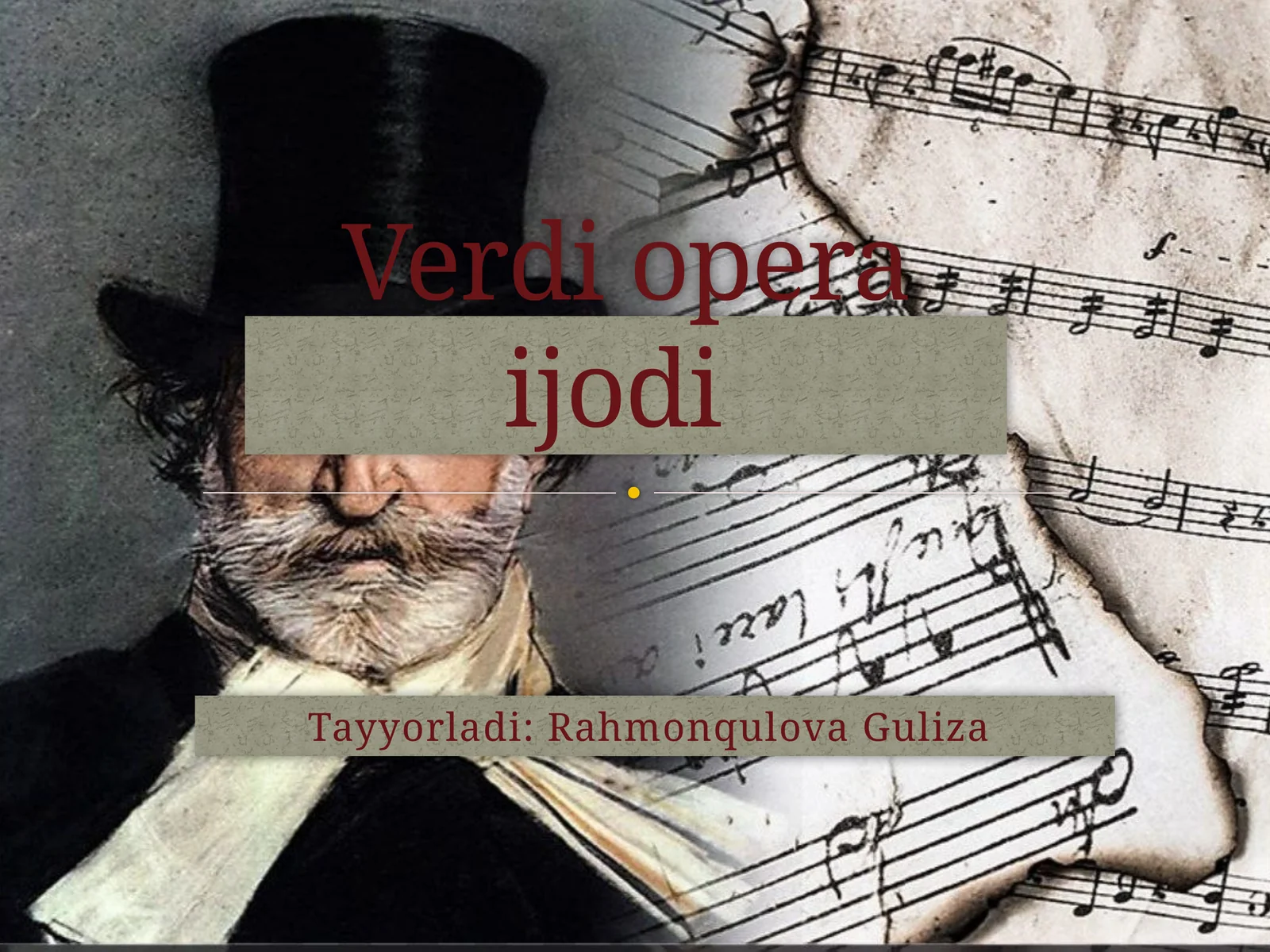 Giuseppe Verdi 1
