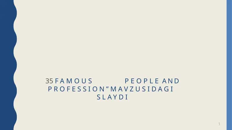 35FAMOUSPEOPLEAND PROFESSION 1
