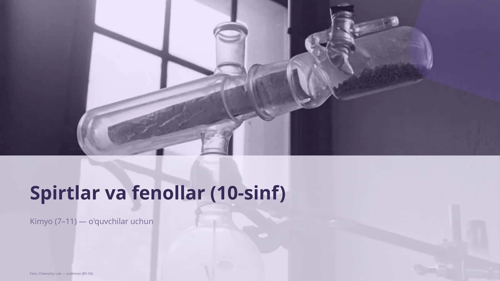 Spirtlar va fenollar (10-sinf) 1