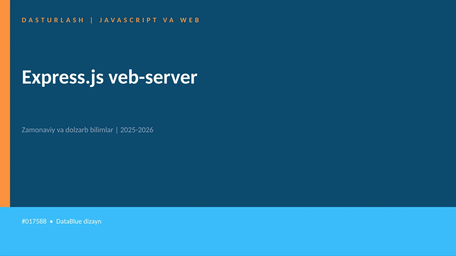 Express.js veb-server 1