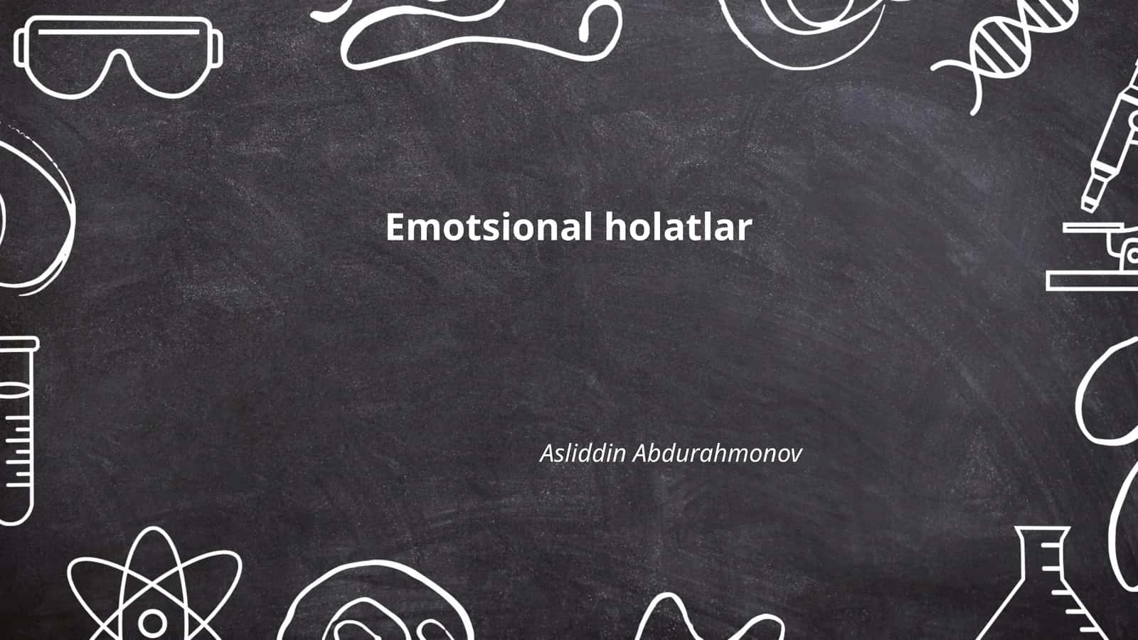Emotsional holatlar 1