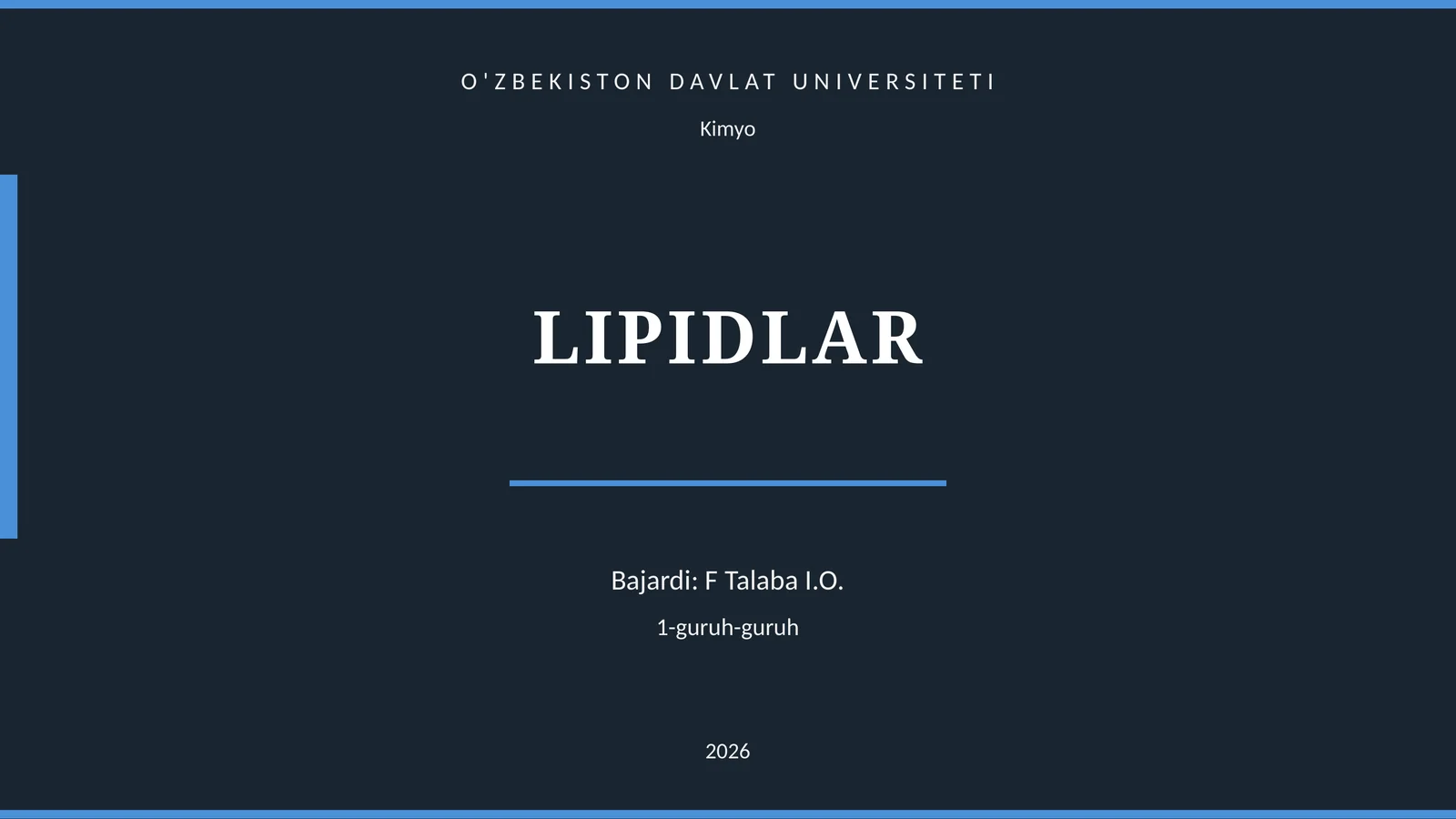 LIPIDLAR 1