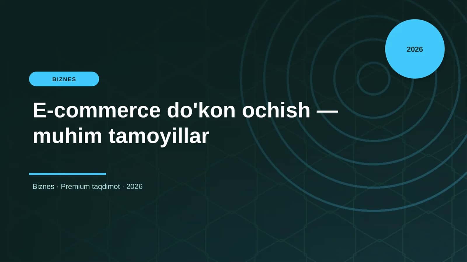 E-commerce do'kon ochish — muhim tamoyillar 3
