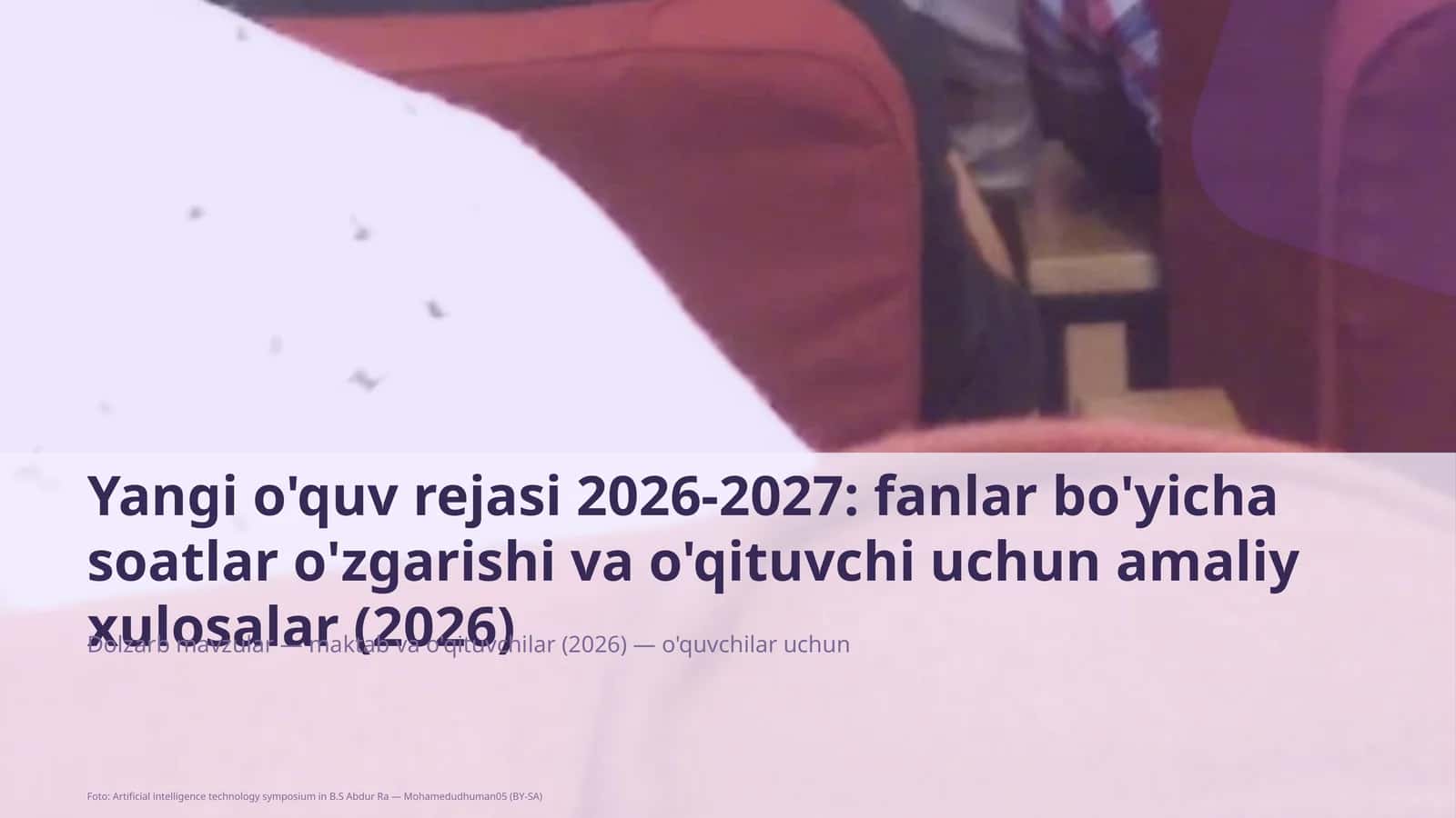 Yangi o'quv rejasi 2026-2027 1