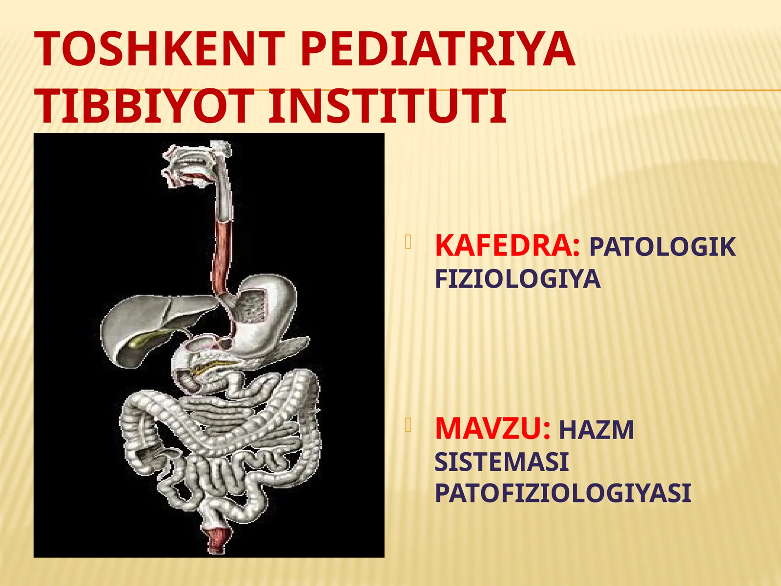 HAZM SISTEMASI PATOFIZIOLOGIYASI 1