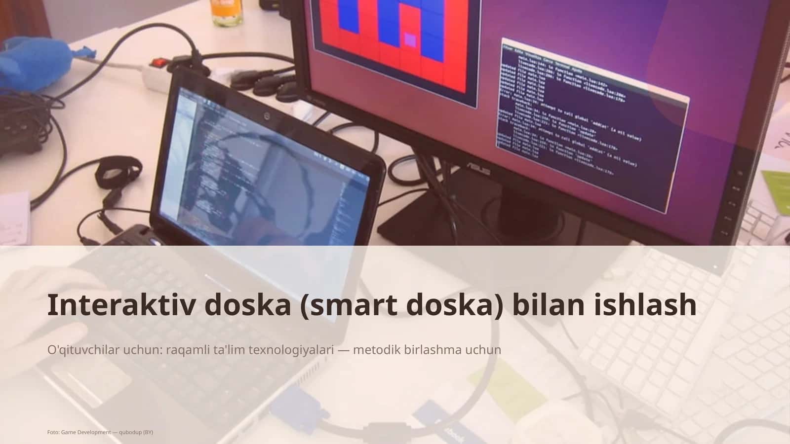Interaktiv doska (smart doska) bilan ishlash 1