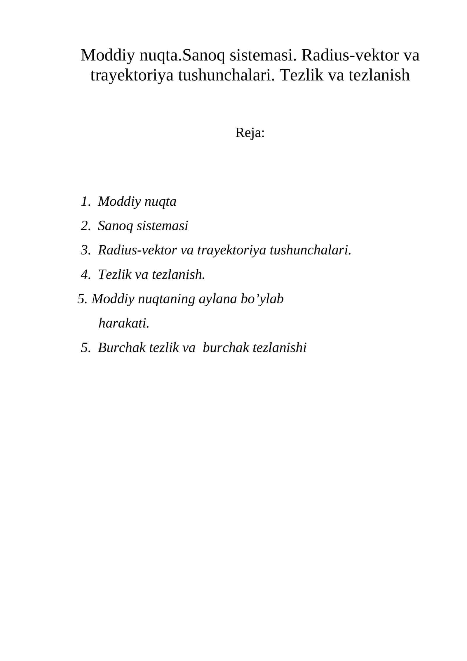 Moddiy nuqta 1