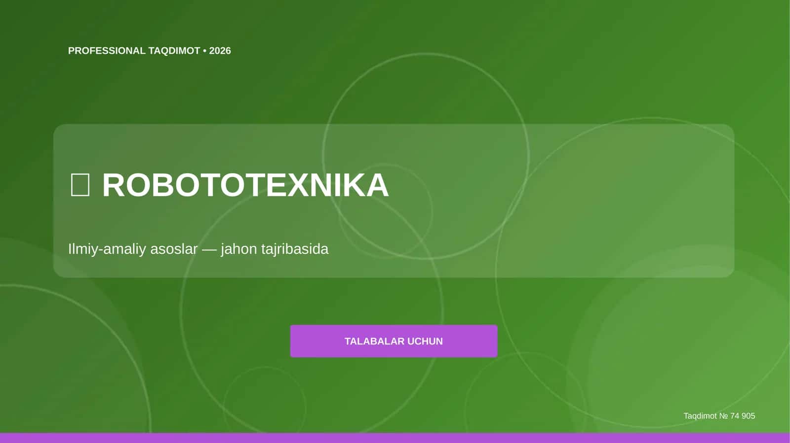 ROBOTOTEXNIKA 1