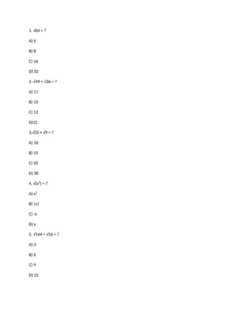 Ildizlarga oid testlar 1