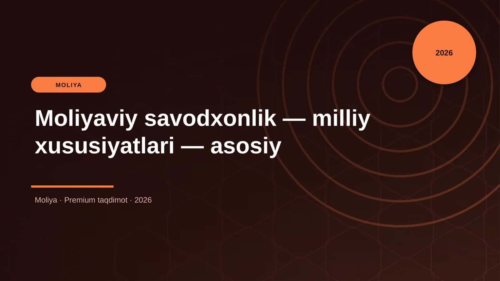 Moliyaviy savodxonlik — milliy xususiyatlari — asosiy 1