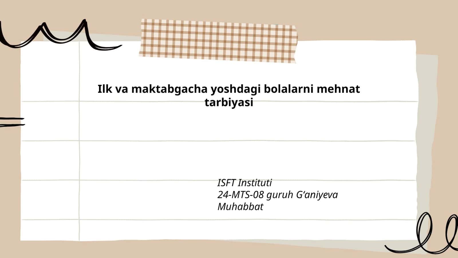 Ilk va maktabgacha yoshdagi bolalarni mehnat tarbiyasi 1