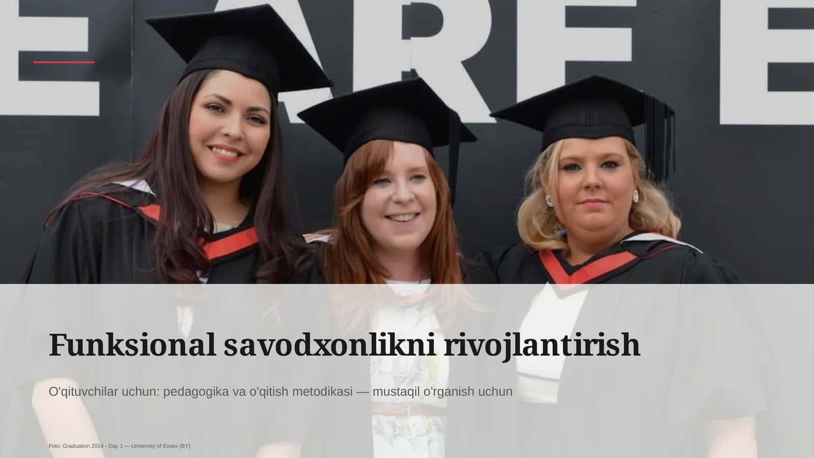 Funksional savodxonlikni rivojlantirish 1