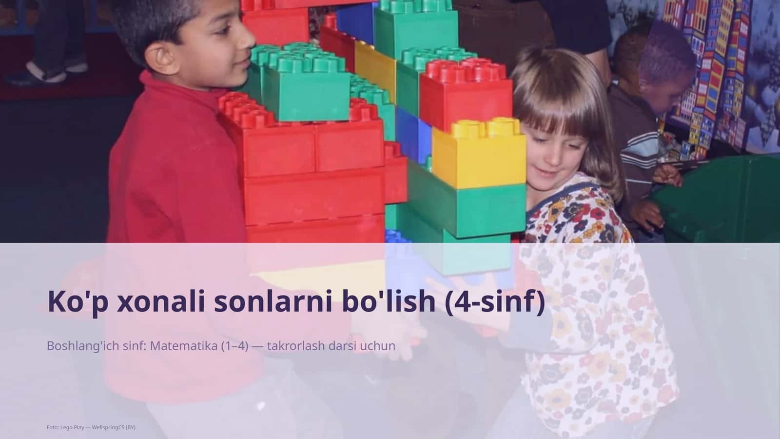 Ko'p xonali sonlarni bo'lish (4-sinf) 1