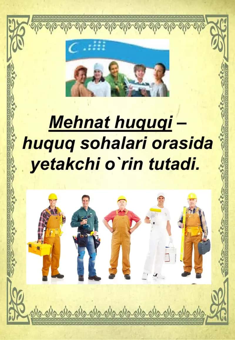 Mehnat huquqi 1