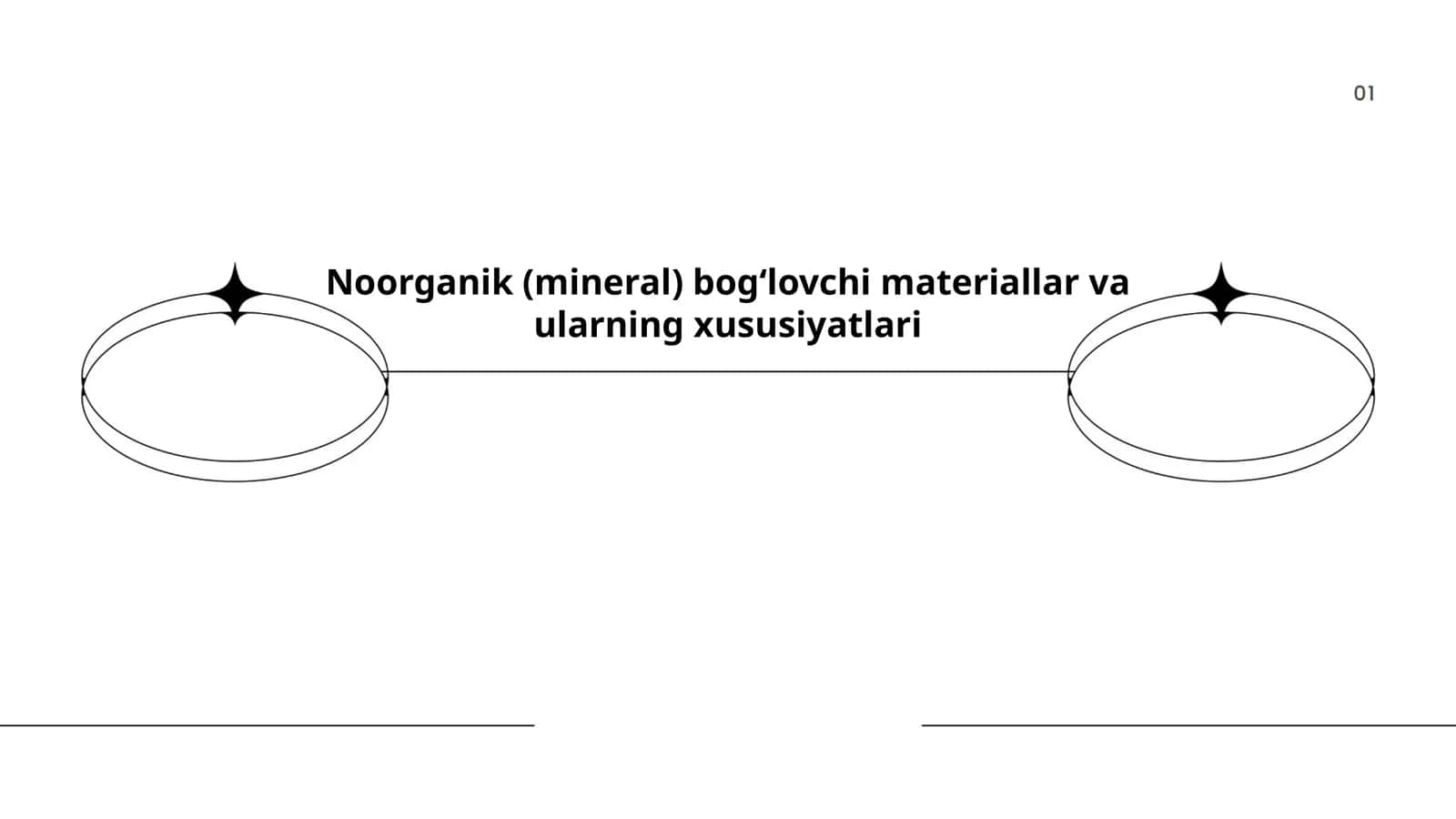 Noorganik (mineral) bog‘lovchi materiallar va ularning xususiyatlari 1