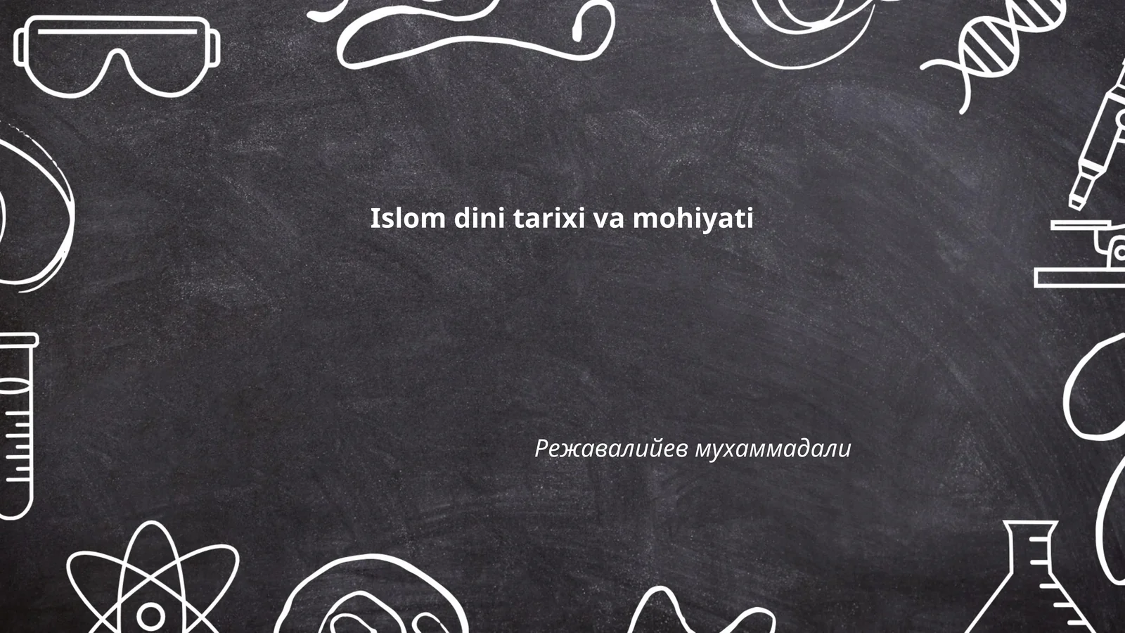 Islom dini tarixi va mohiyati 1