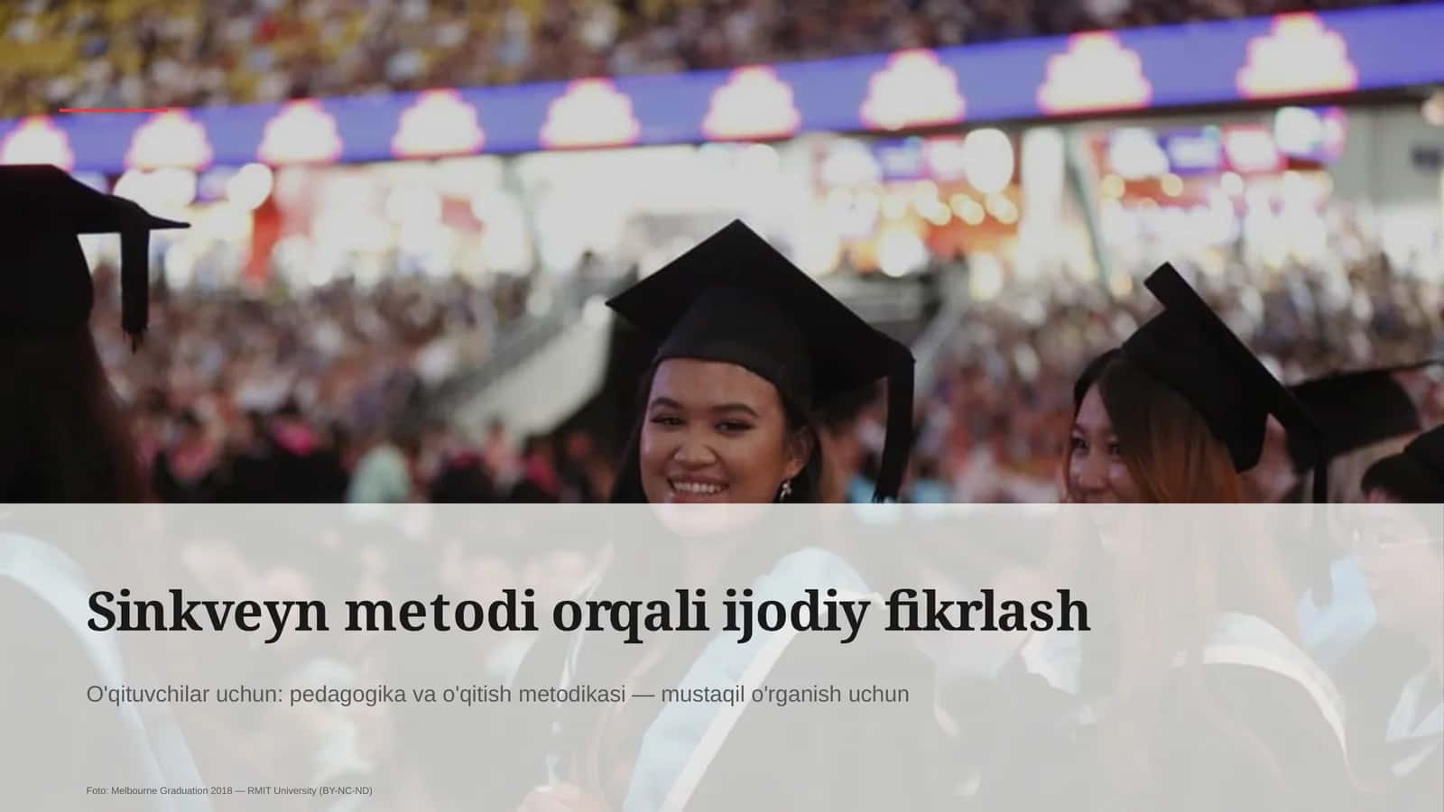 Sinkveyn metodi orqali ijodiy fikrlash 1