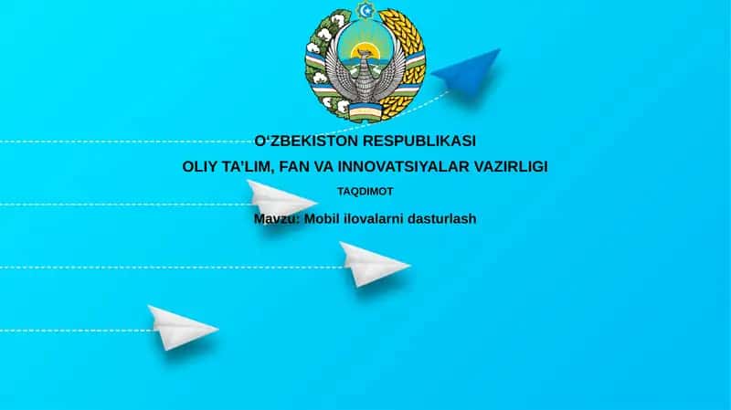 Mobil Ilova Dasturlash 1