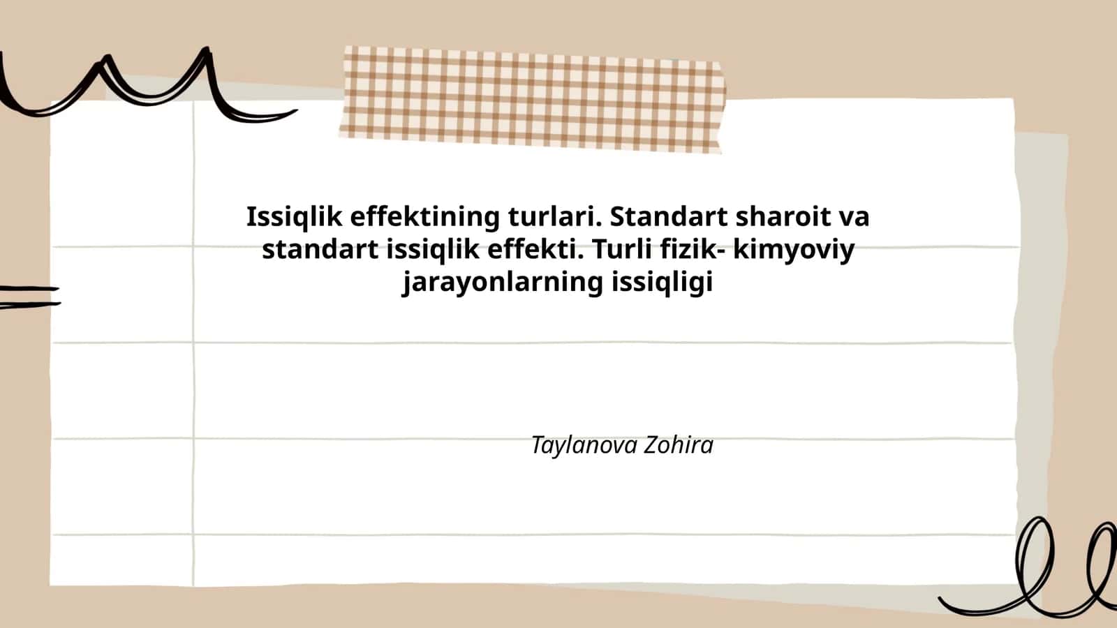 Issiqlik effektining turlari 1