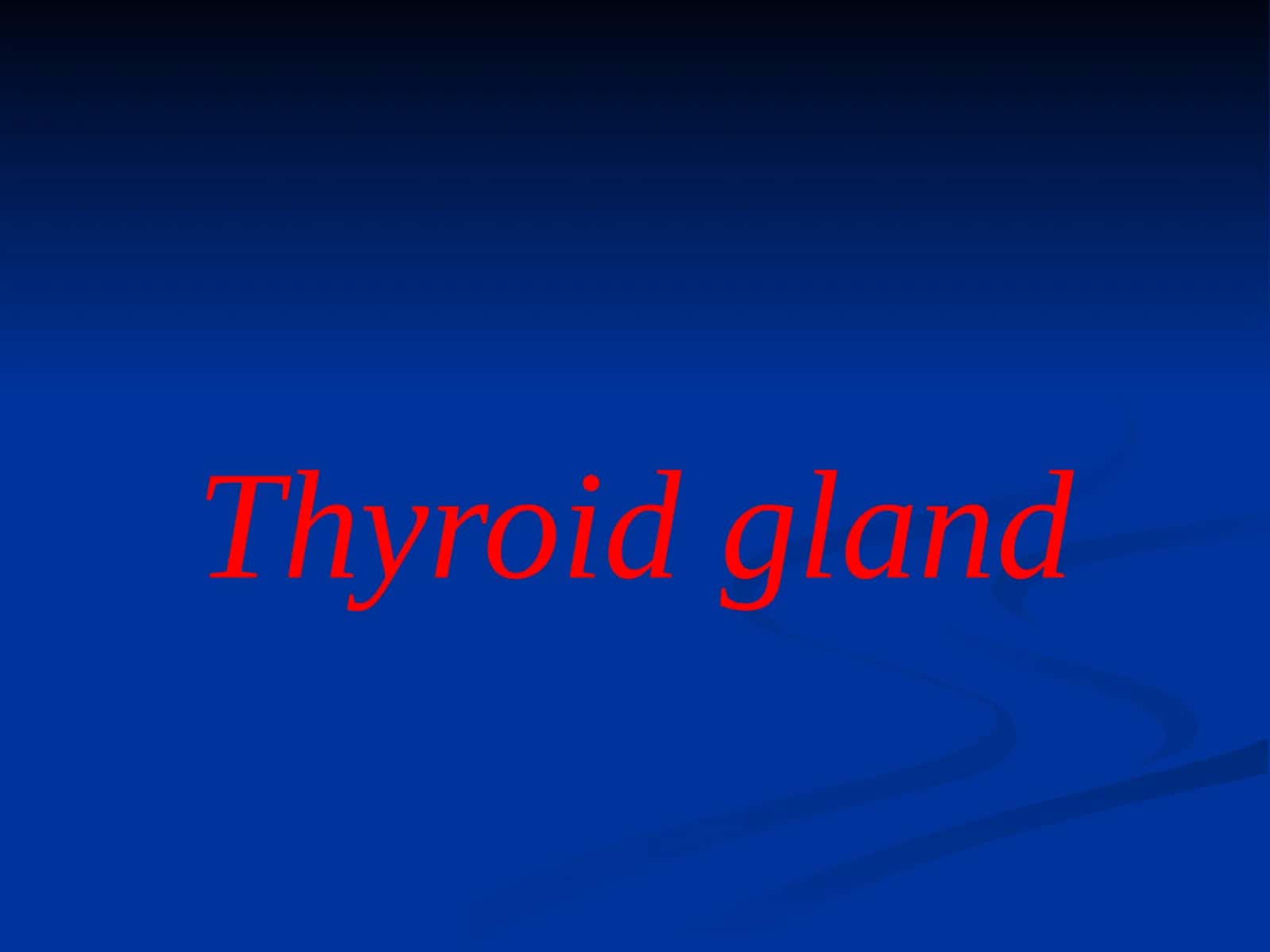 Tiroit bezlari Throid gland 1
