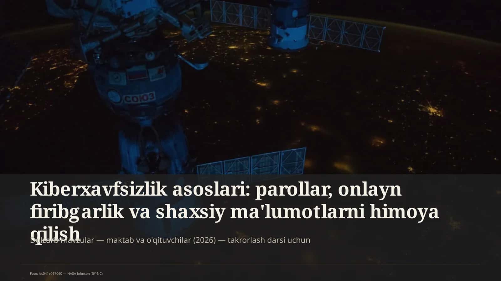 Dolzarb mavzular — maktab va o'qituvchilar 1