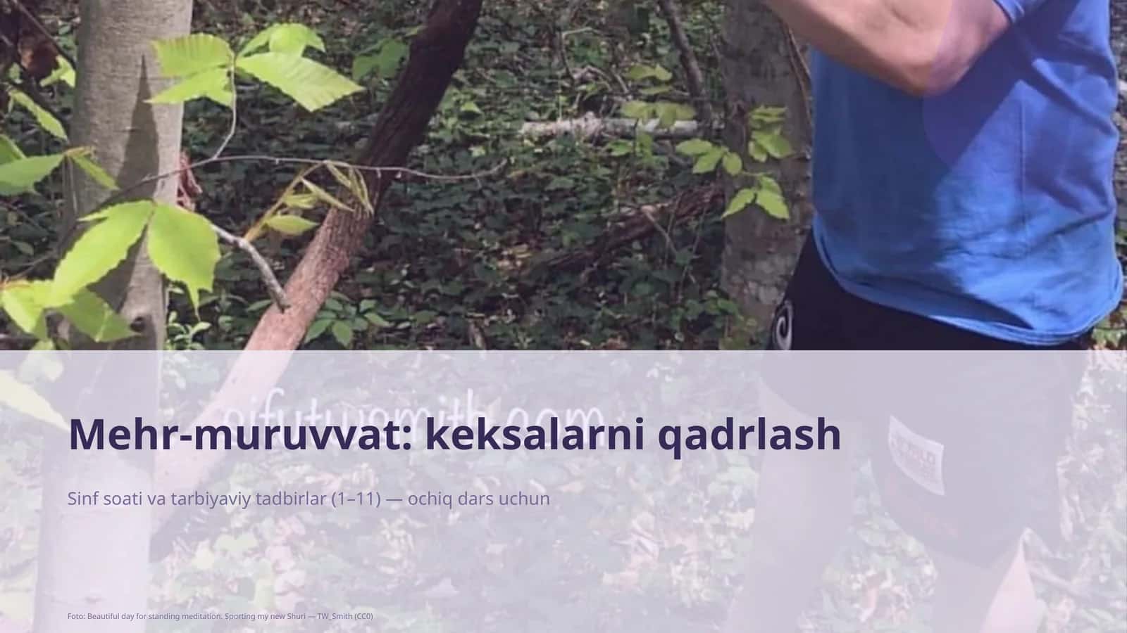 Mehr-muruvvat: keksalarni qadrlash 1
