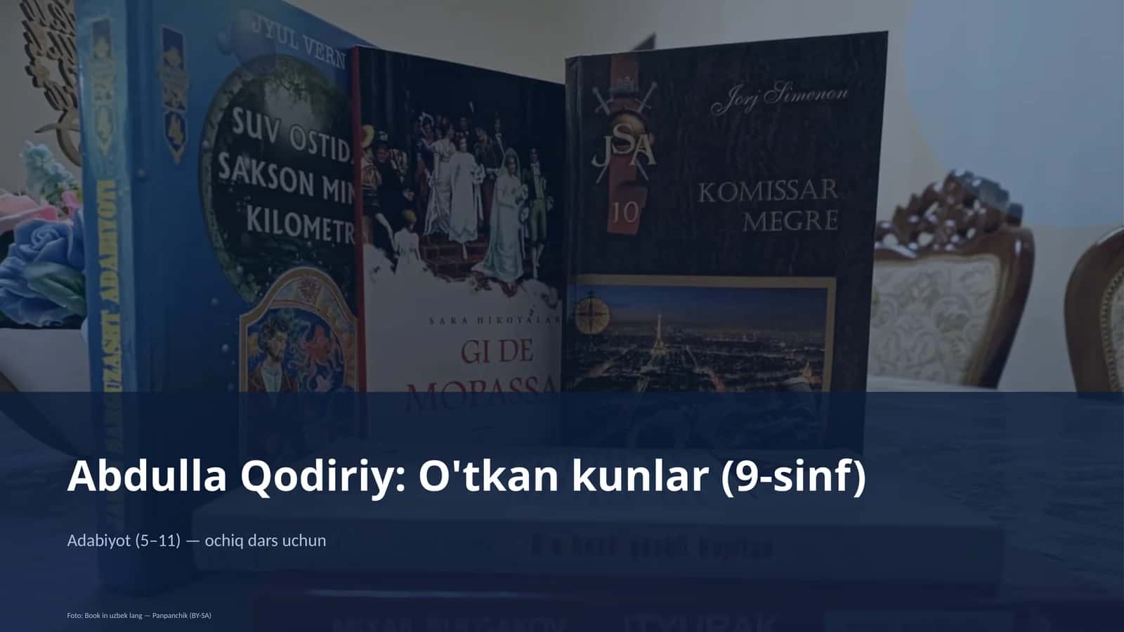 Abdulla Qodiriy: O'tkan kunlar (9-sinf) 1