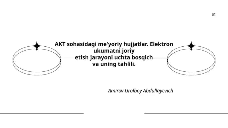 AKT sohasidagi me'yoriy hujjatlar va ularning ahamiyati 1