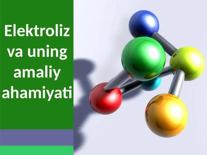 Elektrolizning Amaliyotamiyati 1