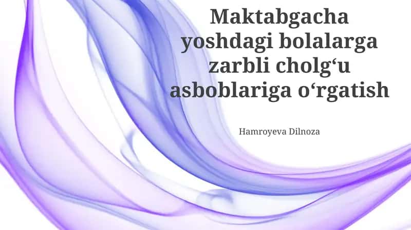 Bolalar uchun musiqiy ritmlarni o'rgatish 1