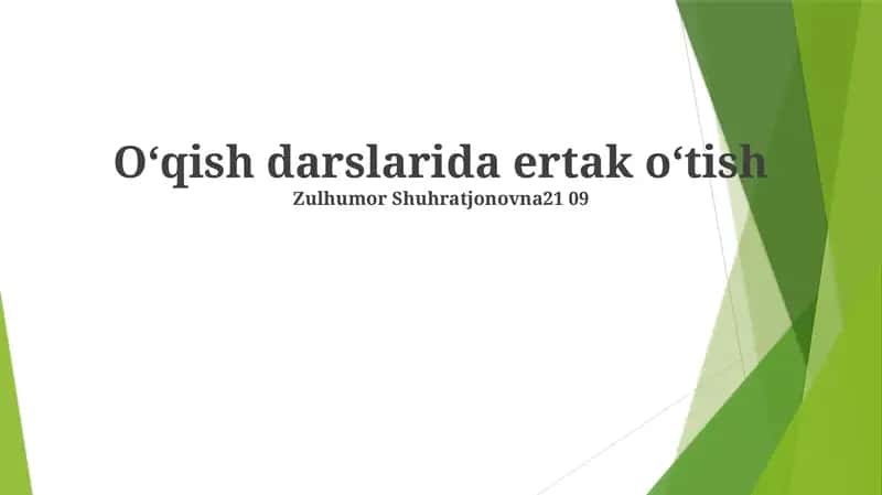 Baholash va baholanish 1