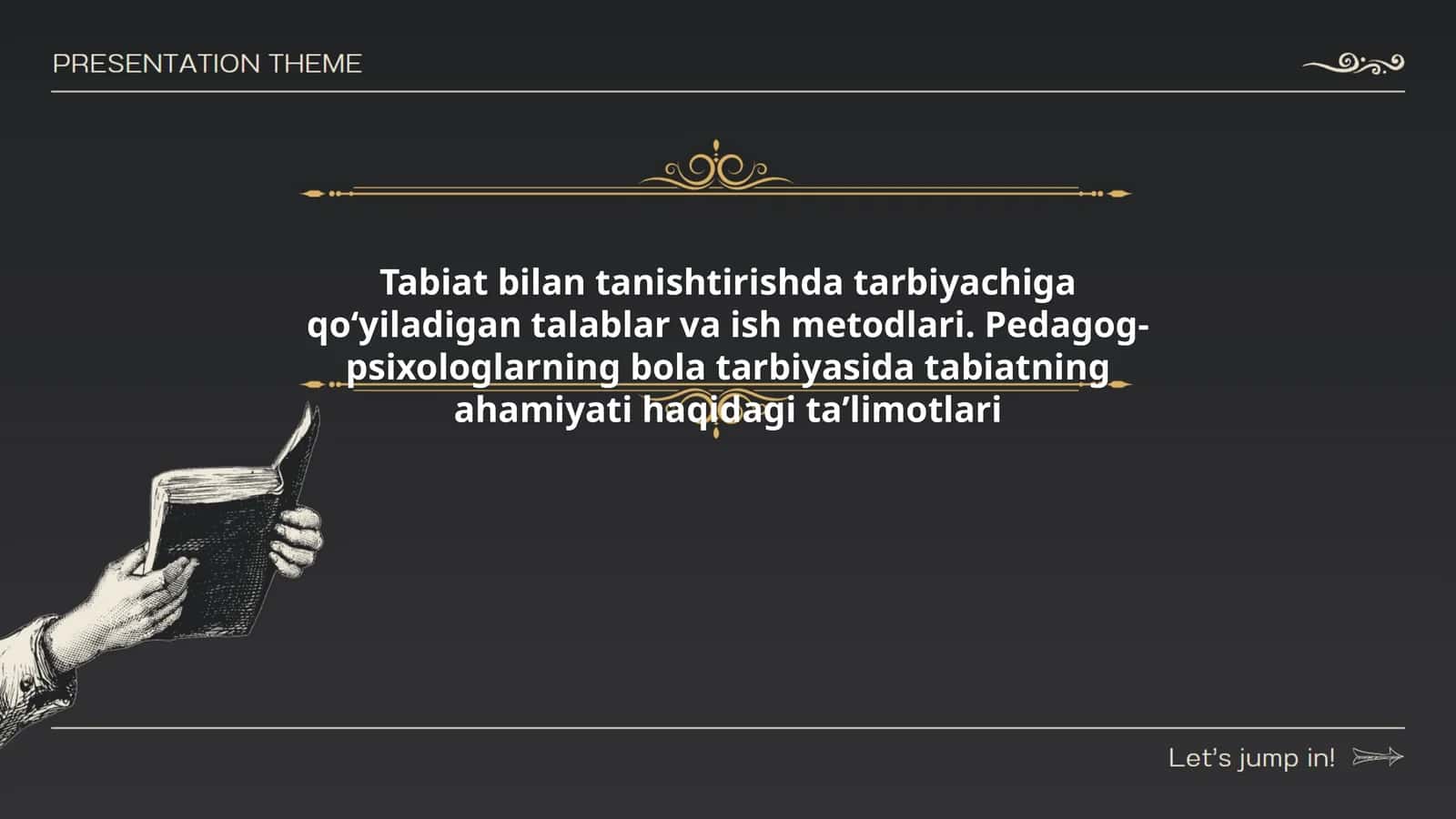 Tabiat bilan tanishtirishda tarbiyachiga qo‘yiladigan talablar va ish metodlari 1