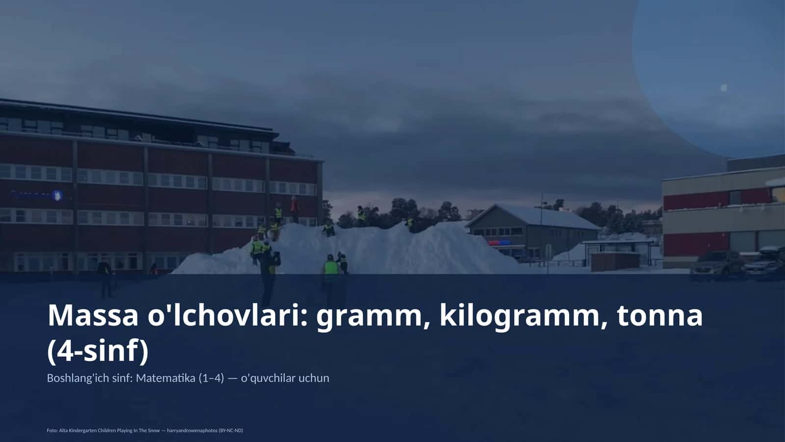 Massa o'lchovlari 3