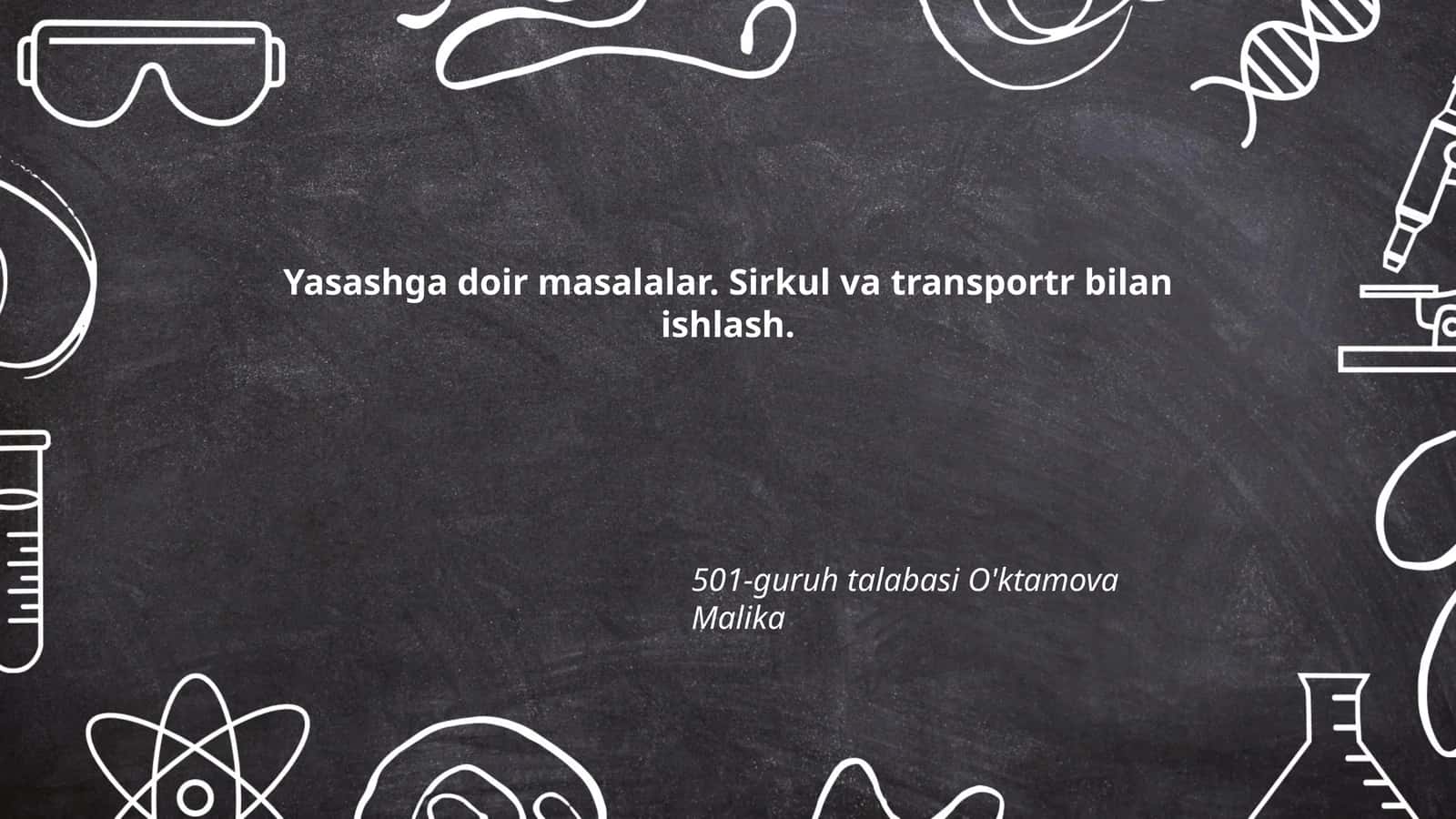 Yasashga doir masalalar. Sirkul va transportr bilan ishlash 1