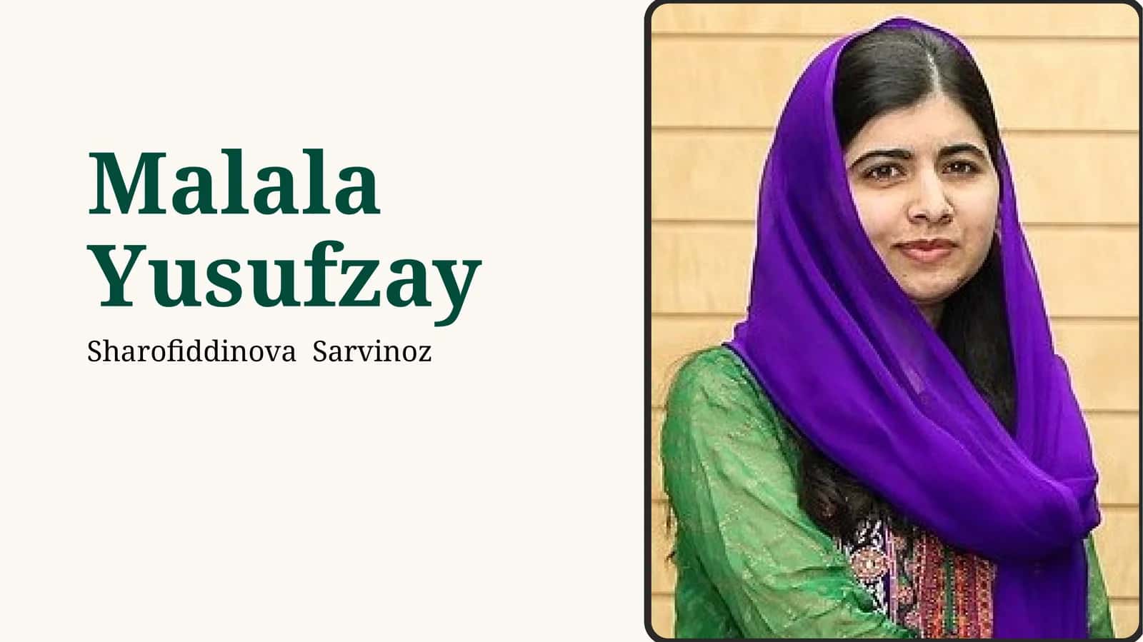 Malala Yusufzay 1