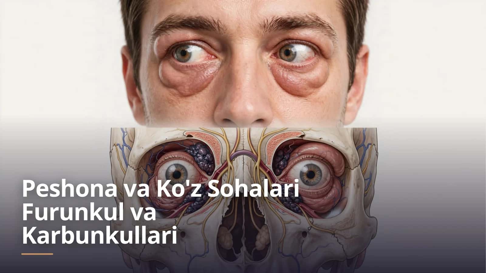 Peshona va Ko'z Sohalari Furunkul va Karbunkullari 1