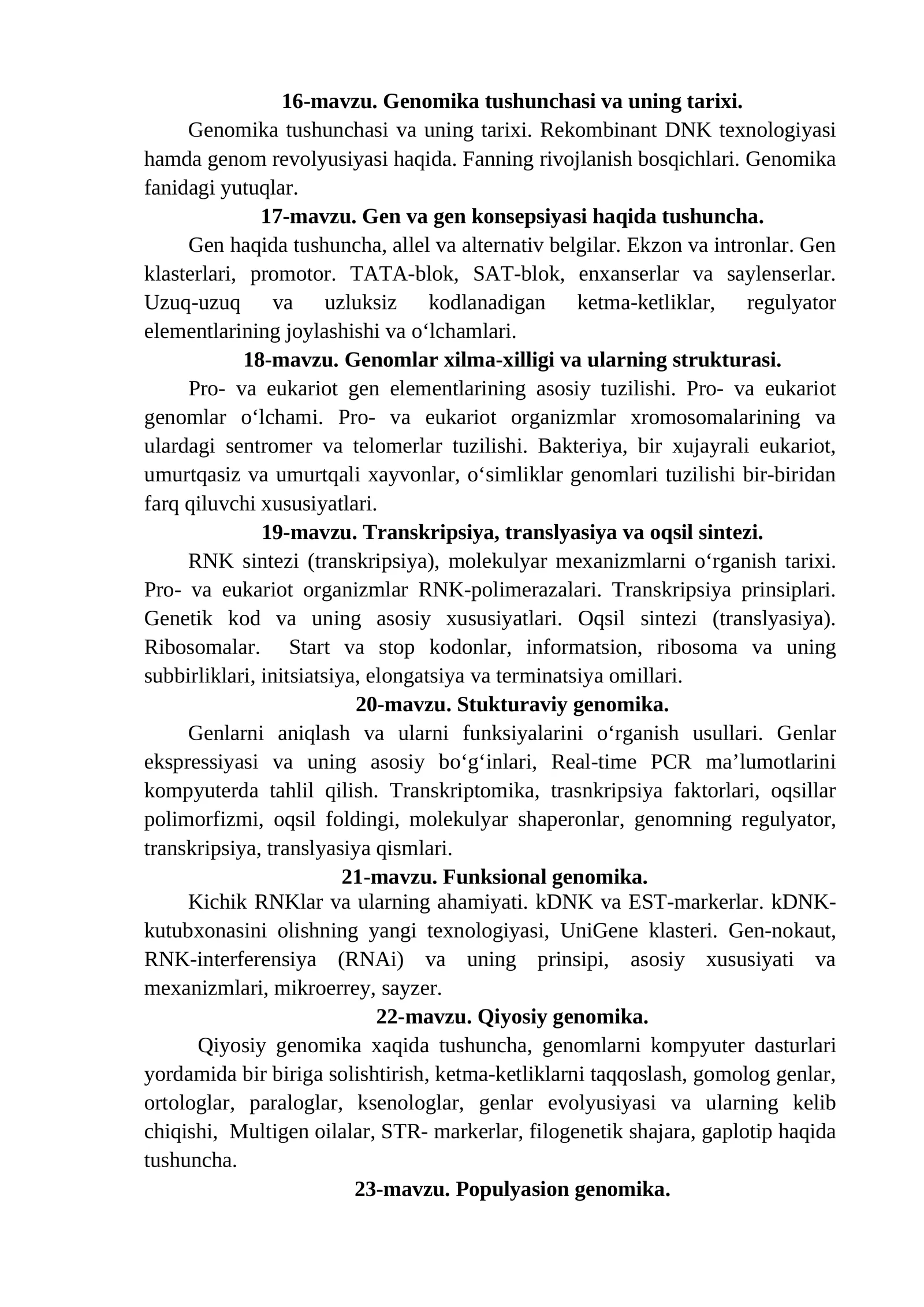 Genomika tushunchasi va uning tarixi 1