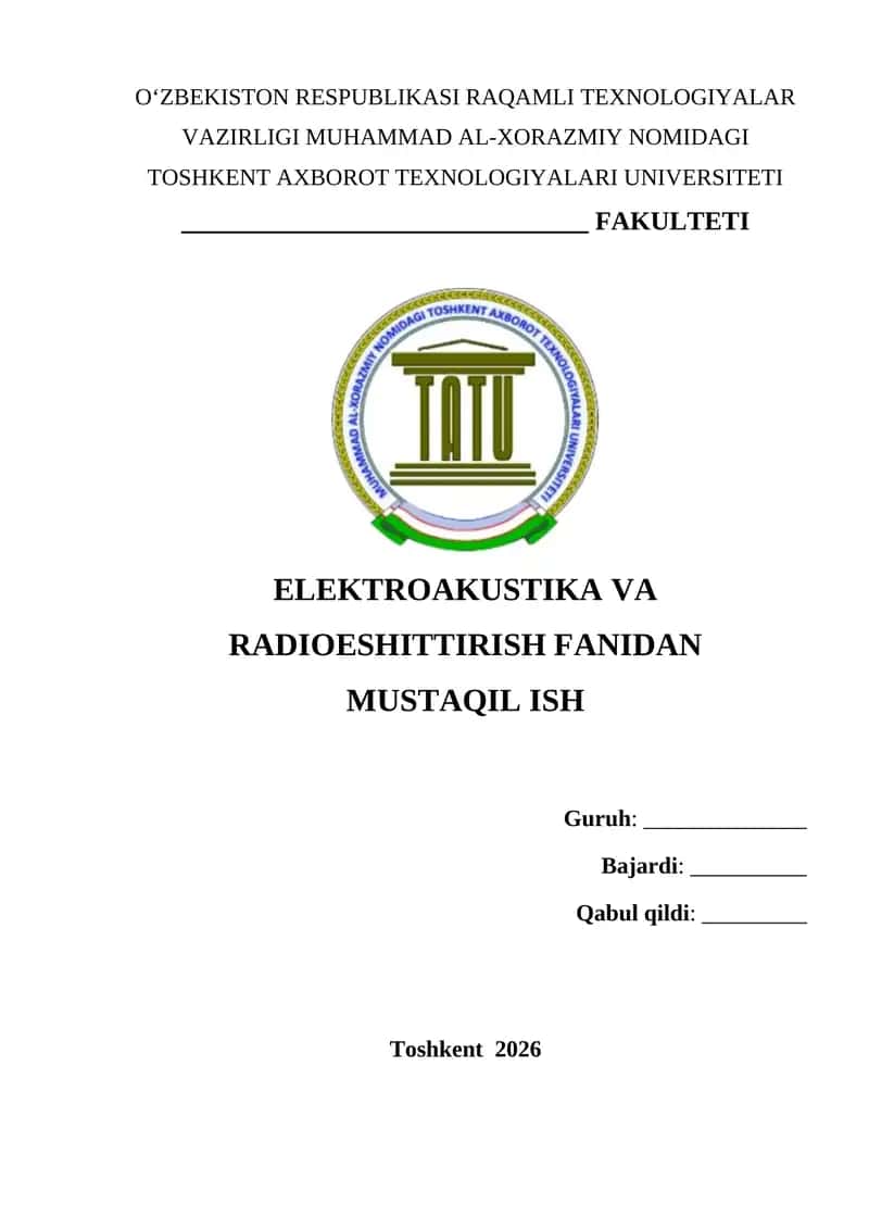 Chegaralangan maydonlarda radioeshittirishni tashkillashtirish texnologiyasi 1
