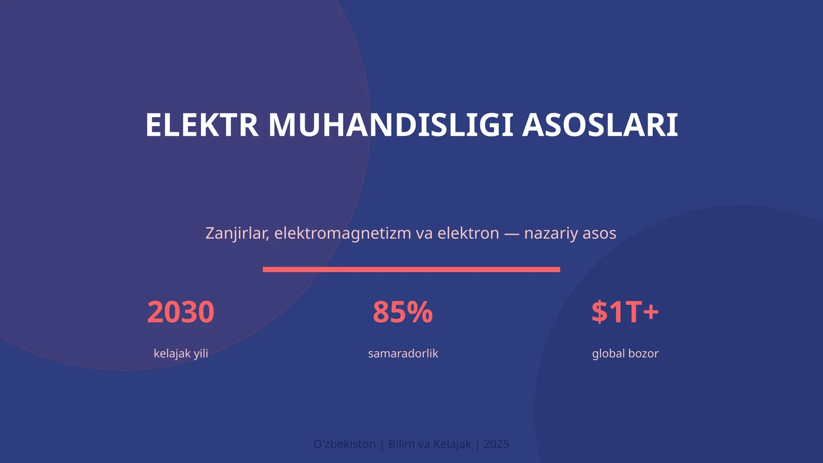 ELEKTR MUHANDISLIGI ASOSLARI 1