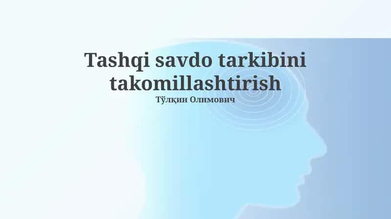 Bozorlarni diversifikatsiya qilish strategiyasi 1