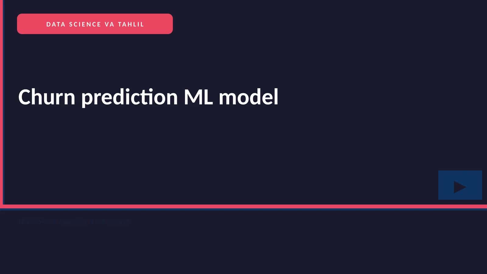 DATA SCIENCE VA TAHLIL 1