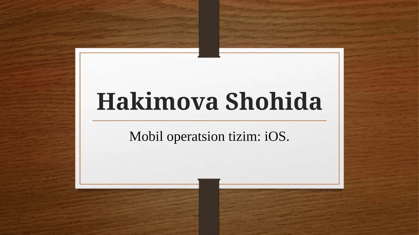 iOS (ilgariiPhone OSnomibilantanilgan) 1
