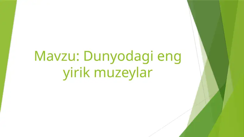 Dunyodagi eng yirik muzeylar 1