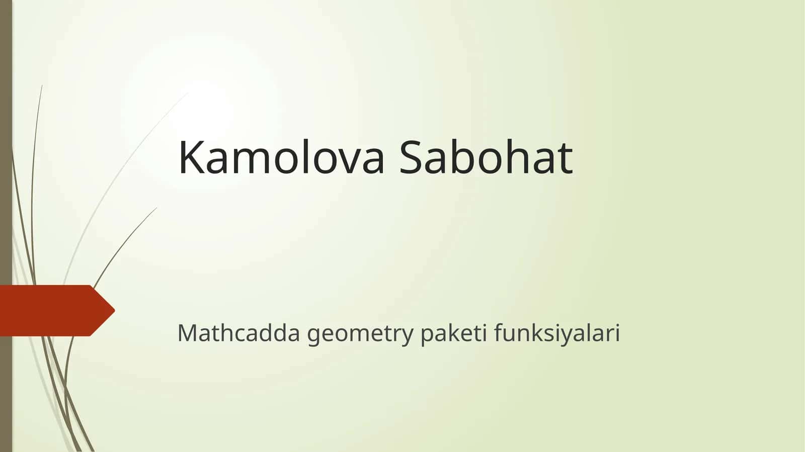 Mathcadgeometriyapaketi 1