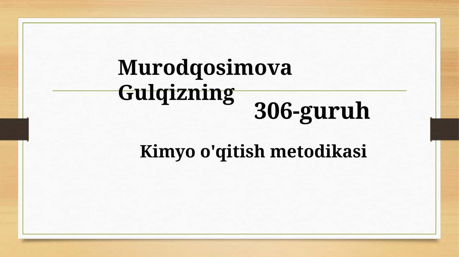MurodqosimovaGulqizning 1