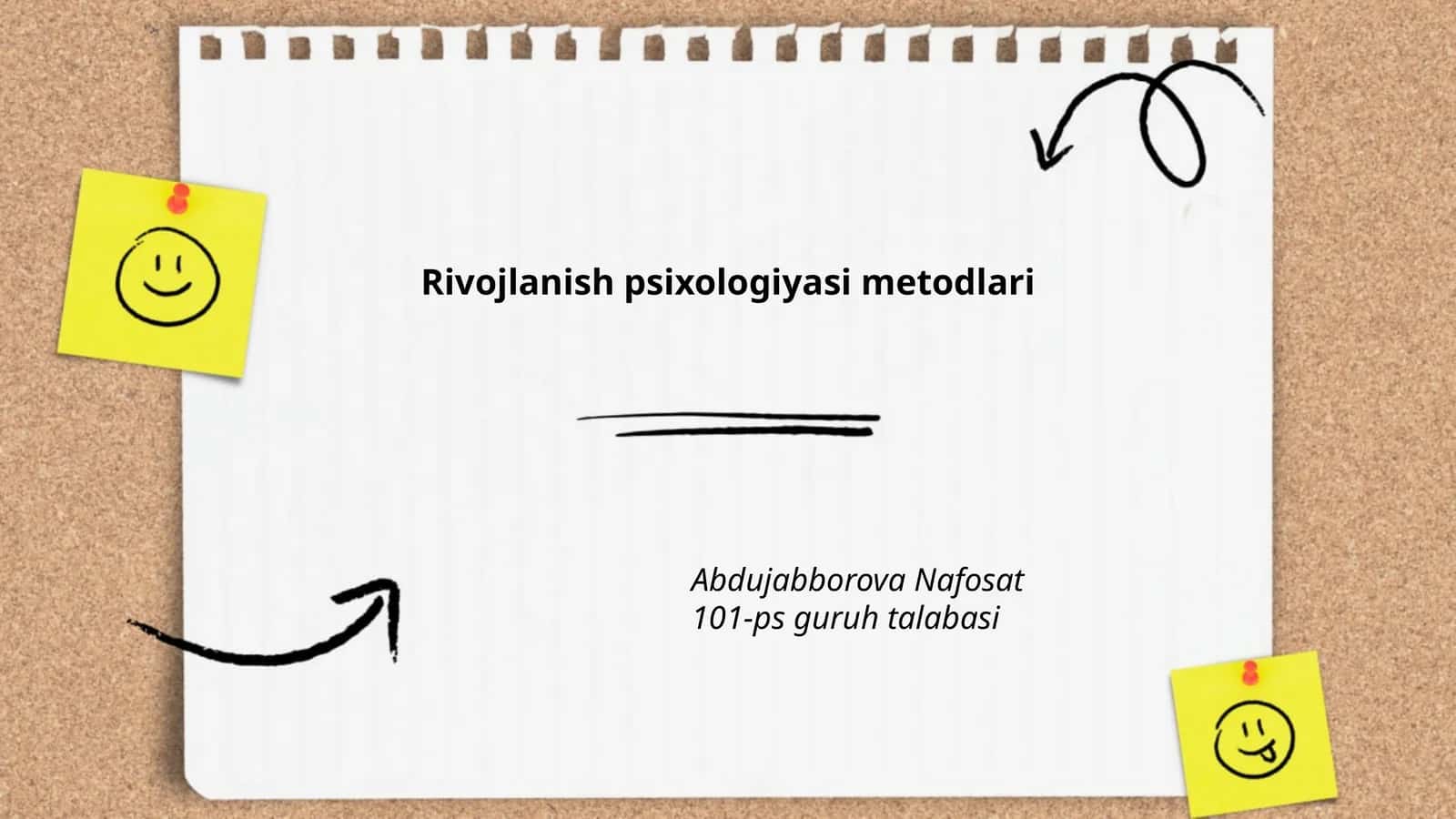 Rivojlanish psixologiyasi metodlari 1