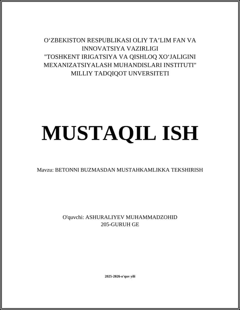 Ultratovush sinovi (Ultratovush to'lqinlar usulida) 1