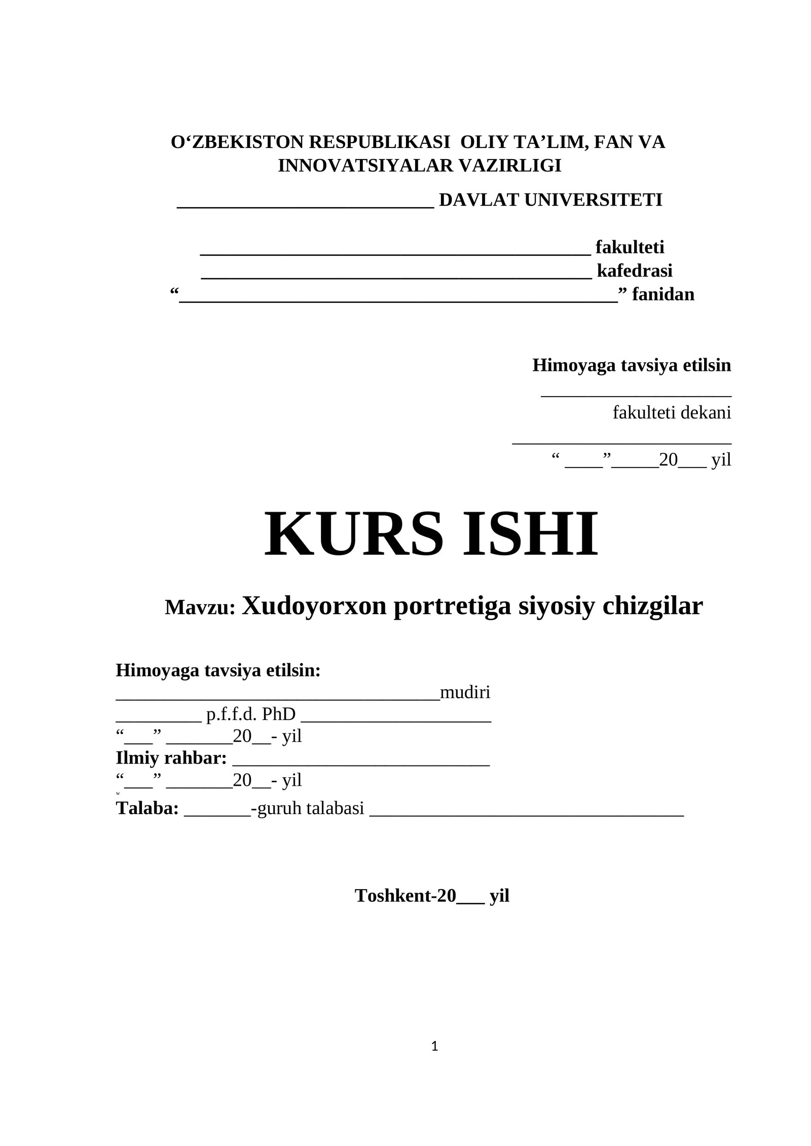 Xudoyorxon portretiga siyosiy chizgilar 1