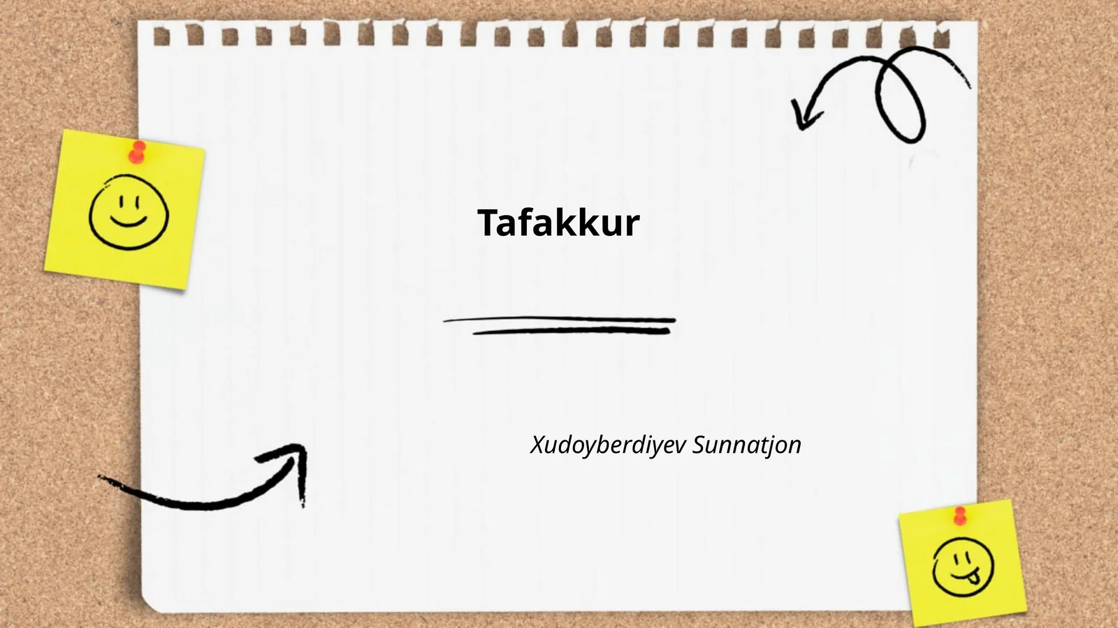Tafakkur va Qur'on 1