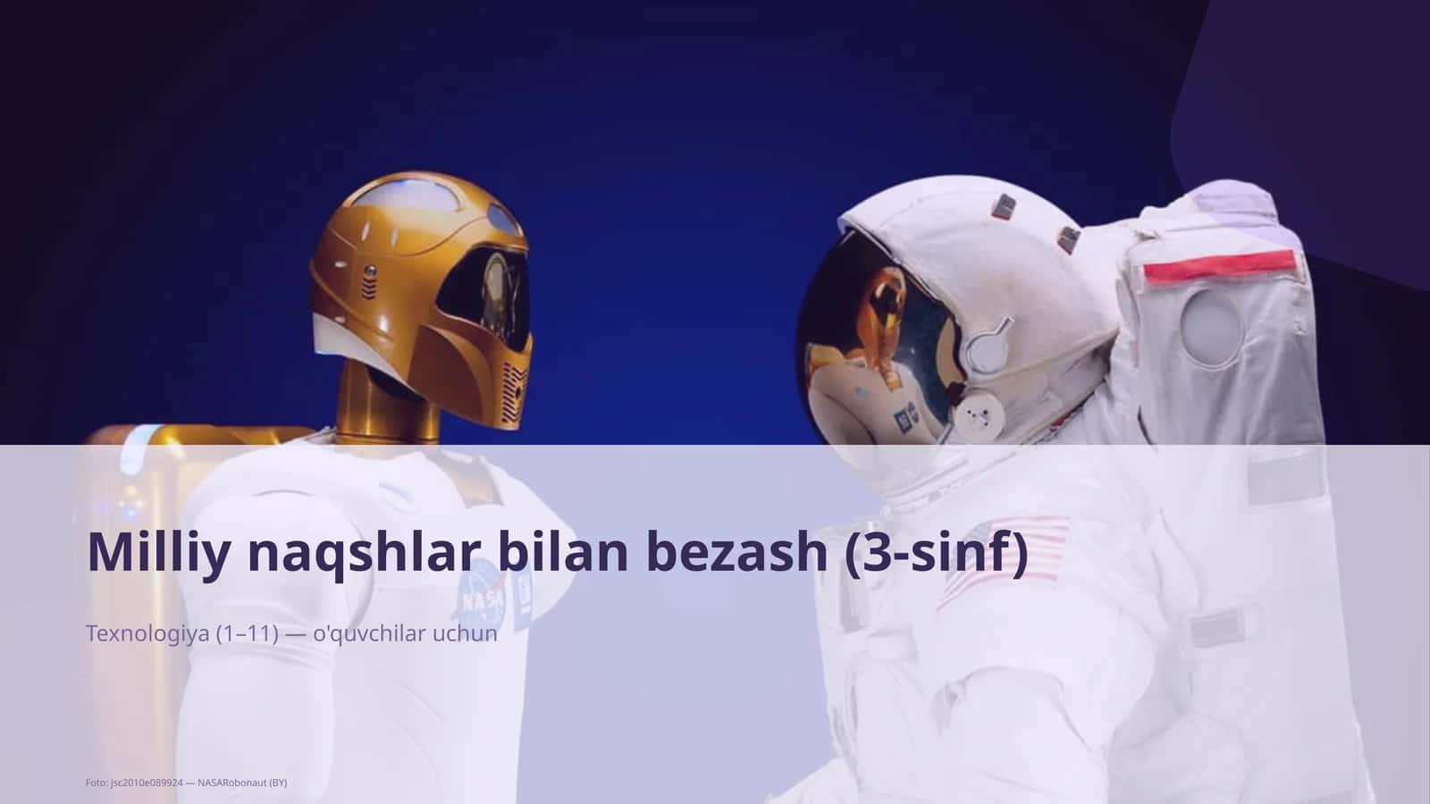 Milliy naqshlar bilan bezash (3-sinf) 1